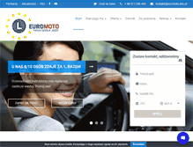 Tablet Screenshot of euromoto.edu.pl